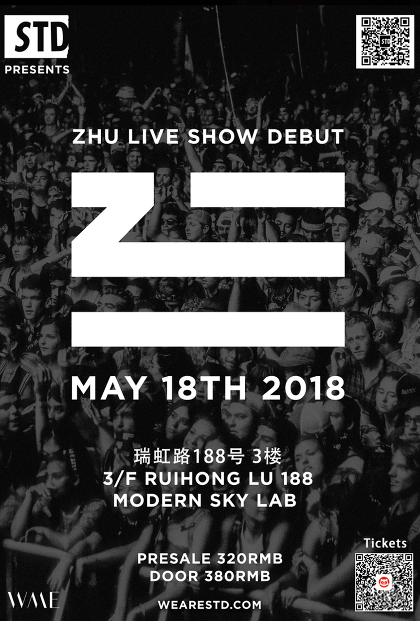 Buy Tickets for ZHU in Shanghai SmartTicket.cn by SmartShanghai