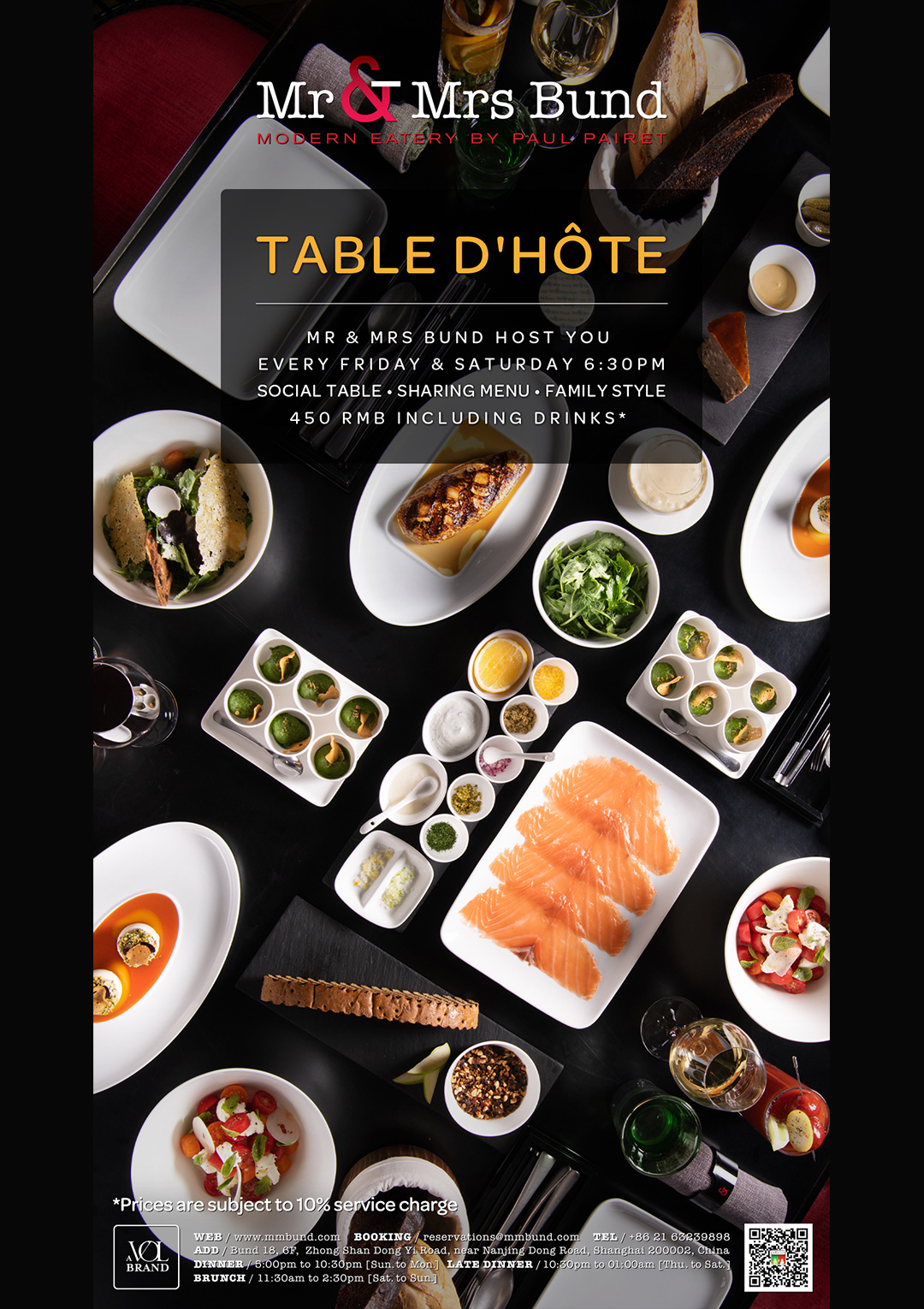 Table D Hote Menu Elcho Table